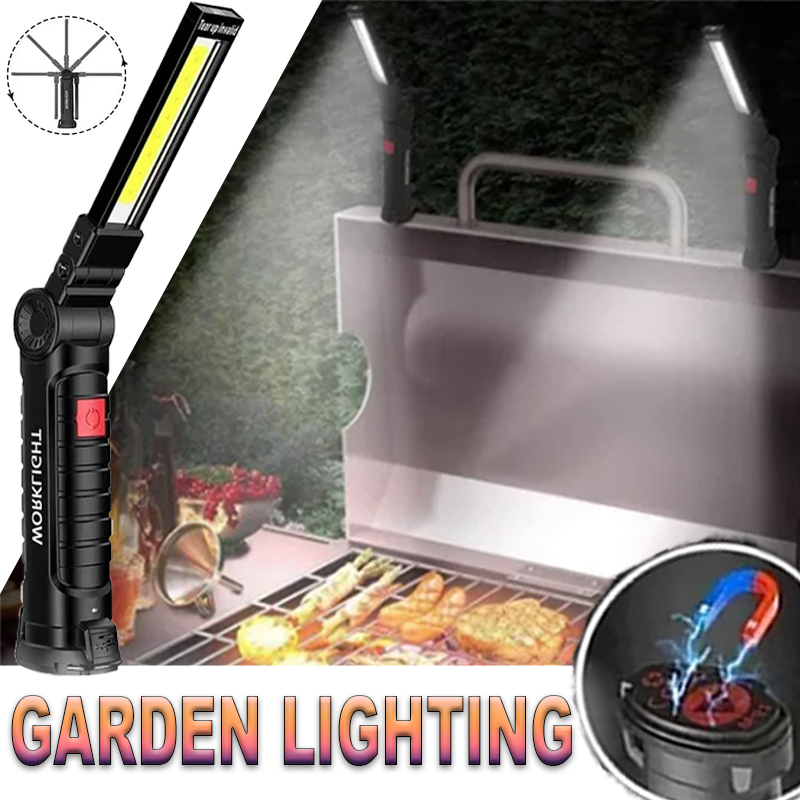 Outdoor Lighting Usa - Lanterna led portátil com gancho magnético,