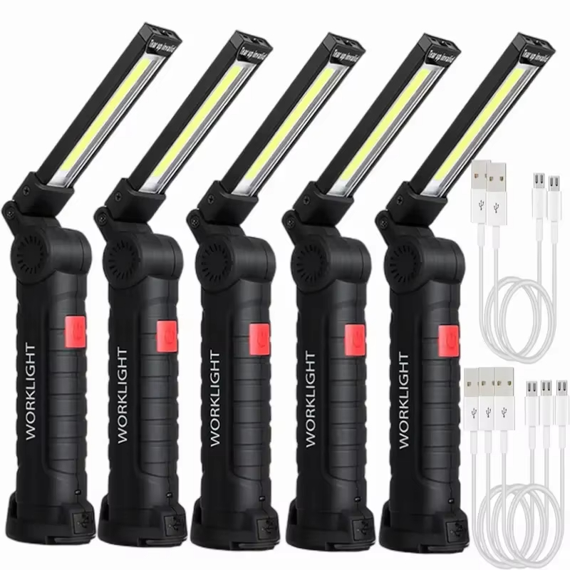 Hanging Outdoor Lighting - Lanterna led cob portátil usb recarregável