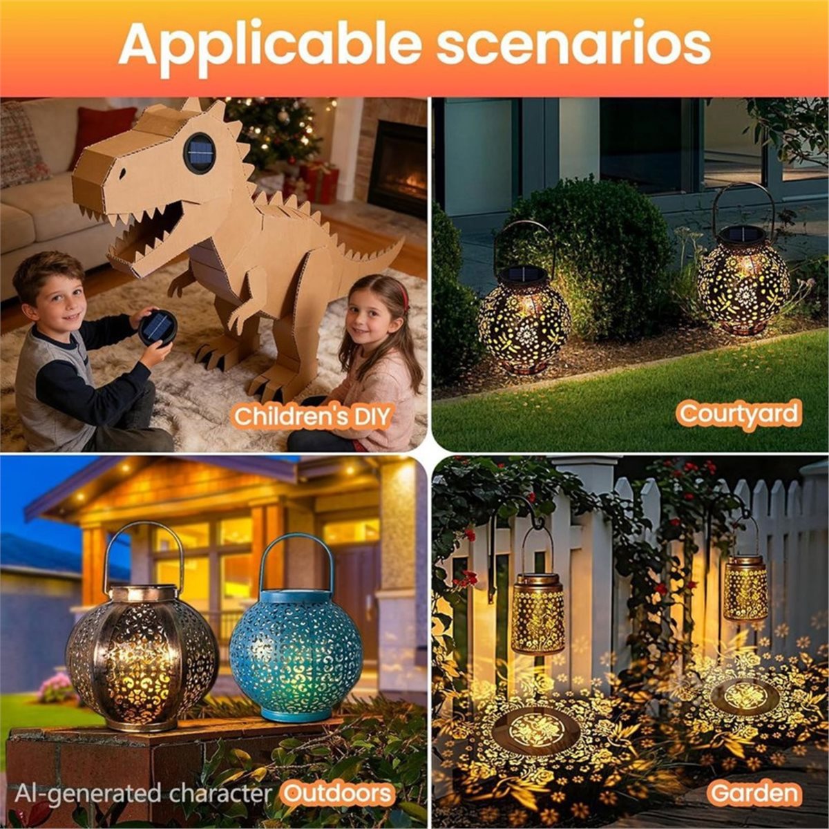 Outdoor Lighting Replacement Parts - A1215K Pacote com 4 Peças de