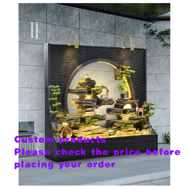 Outdoor Zen Lighting - Fonte de Parede Personalizada para Interiores