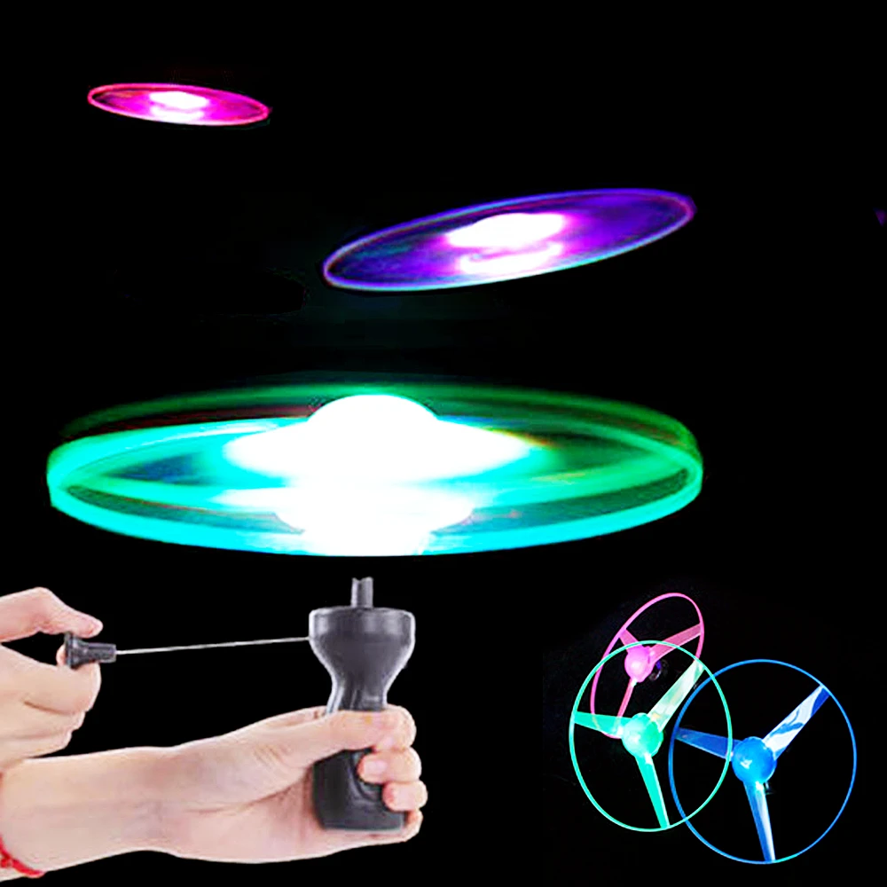 Outdoor Lighting Ideas For Party - Disco Voador Luminoso 9A com Hélice,