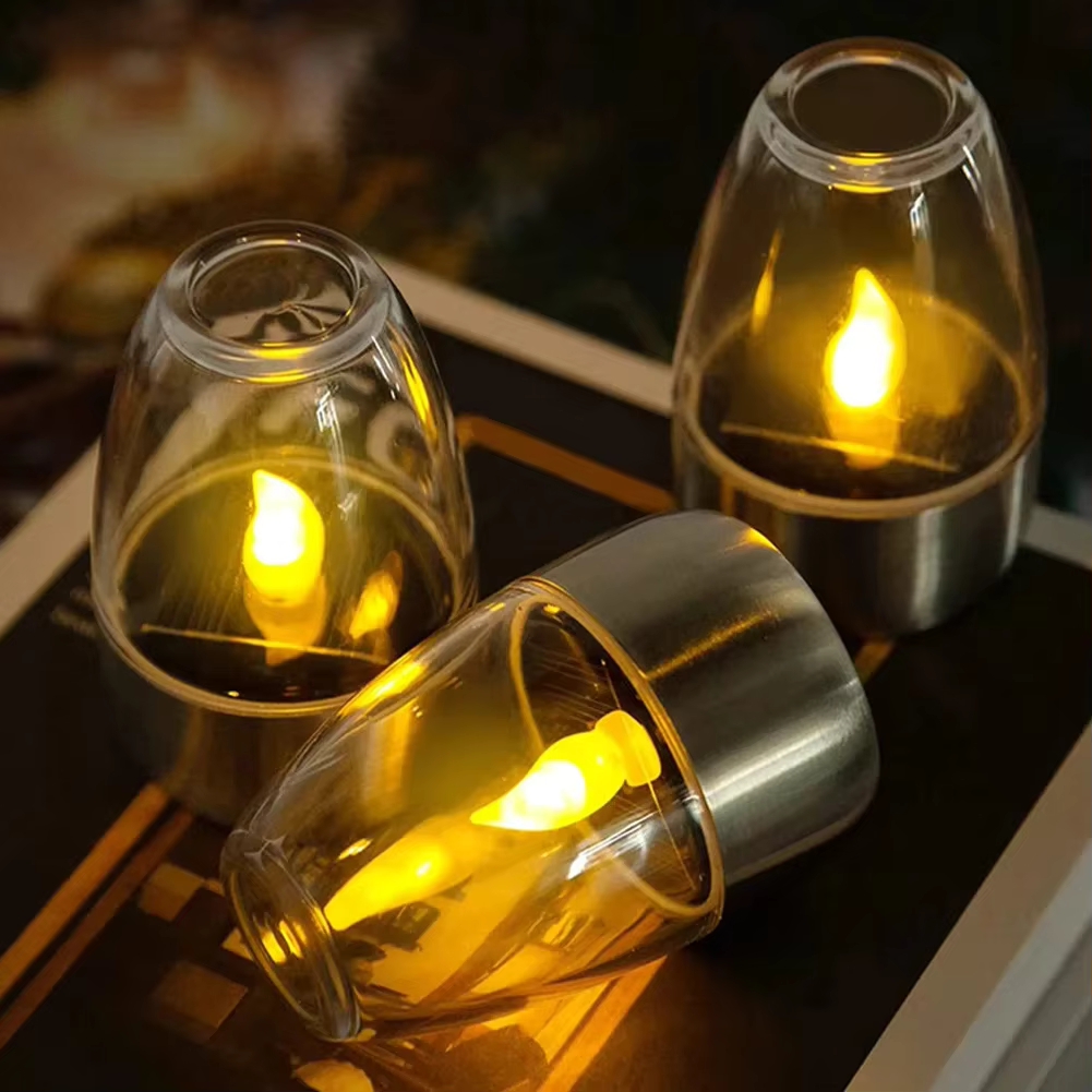 Outdoor Lighting Deck - Led de aço inoxidável solar velas