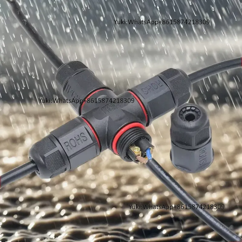 Outdoor Lighting Cable - Conector Elétrico T-Tap à Prova d'Água