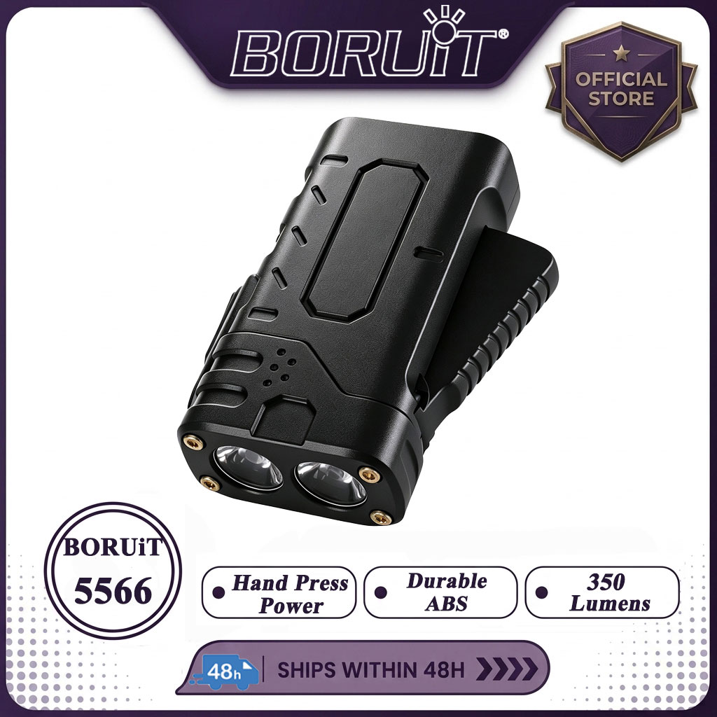 Outdoor Lighting Usa - Lanterna LED EDC com Manivela BORUIiT,