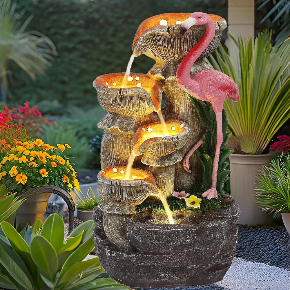 Outdoor Lighting Deck - Fonte de Água de 5 Níveis