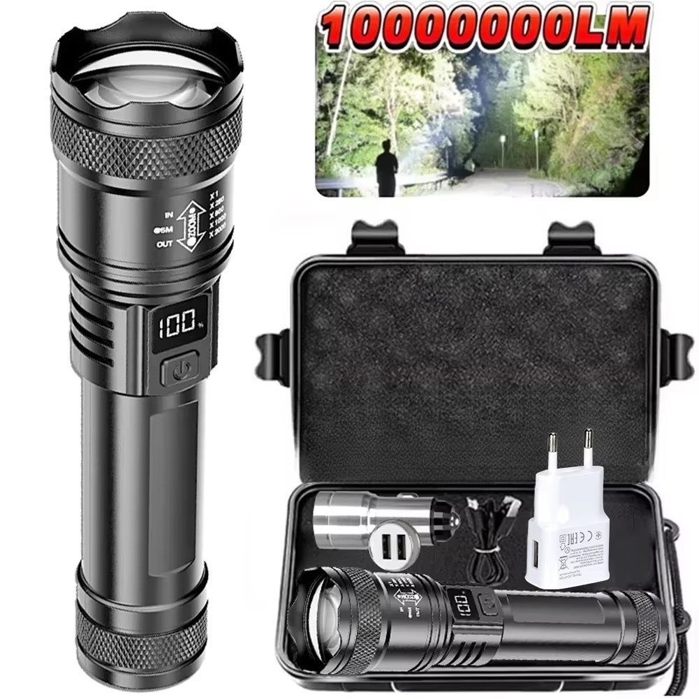 Outdoor Lighting Usa - Lanterna LED Recarregável com Zoom e