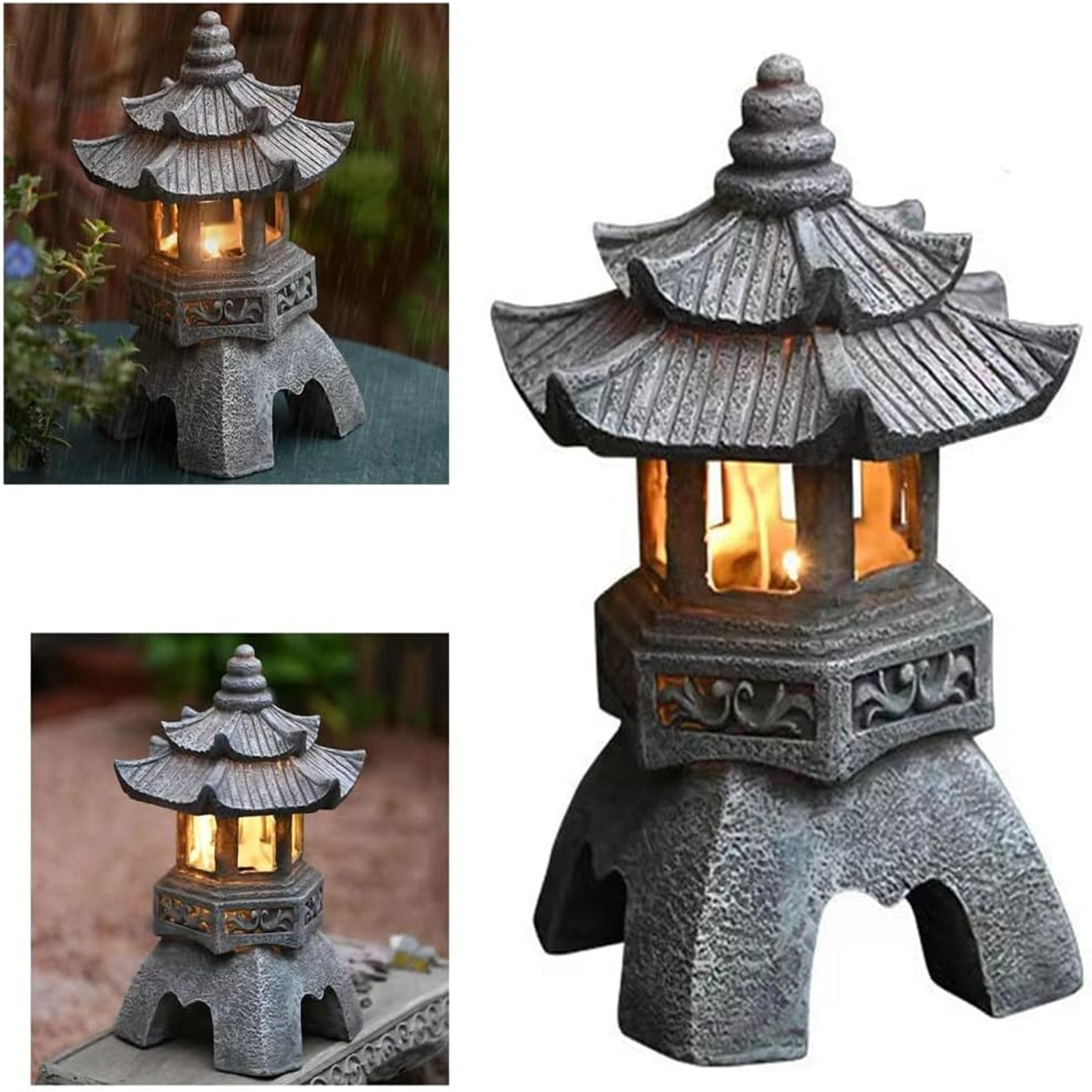 Estátuas de pagode ao ar livre - Outdoor Zen Lighting avaliação e preço