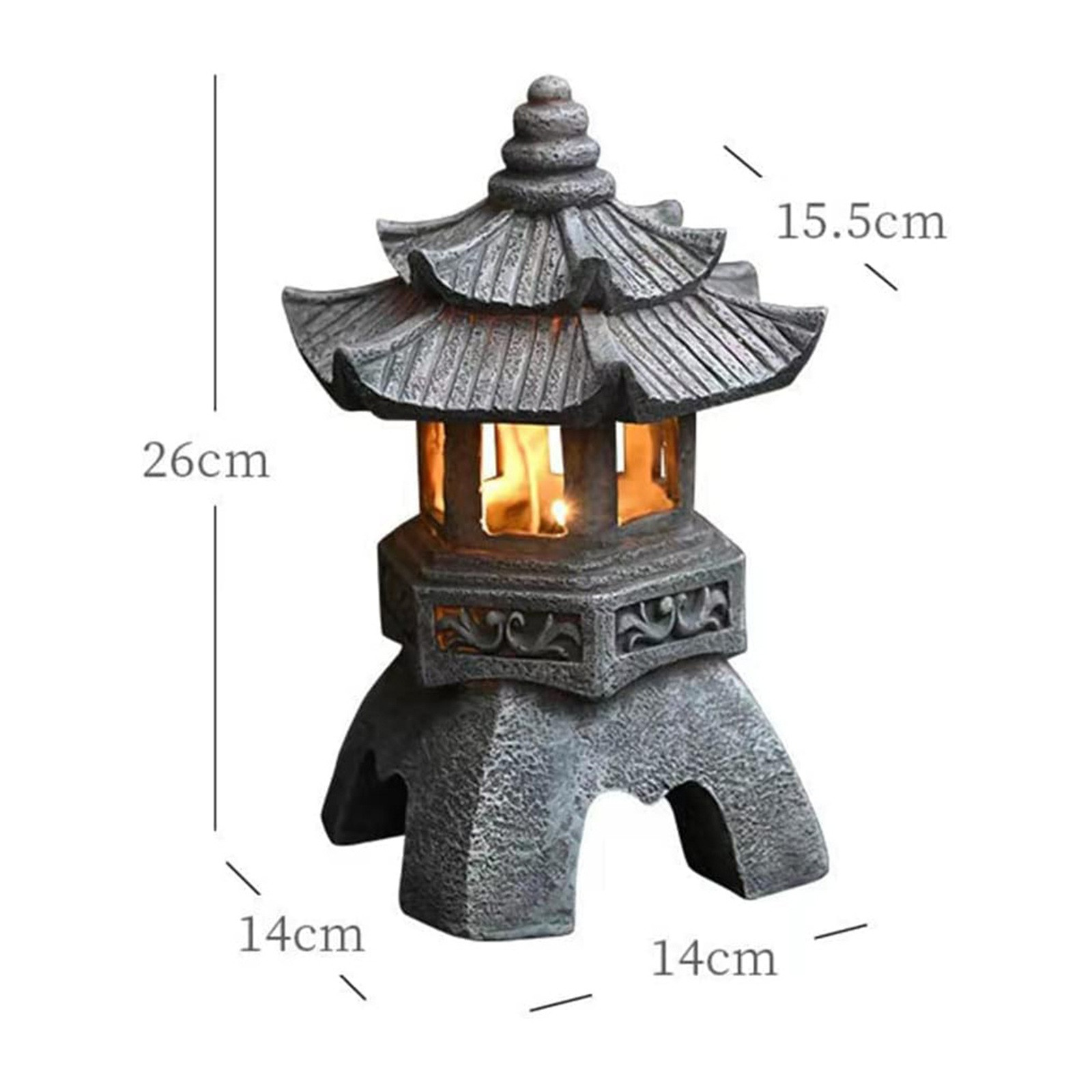 Estátuas de pagode ao ar livre - Outdoor Zen Lighting avaliação e preço