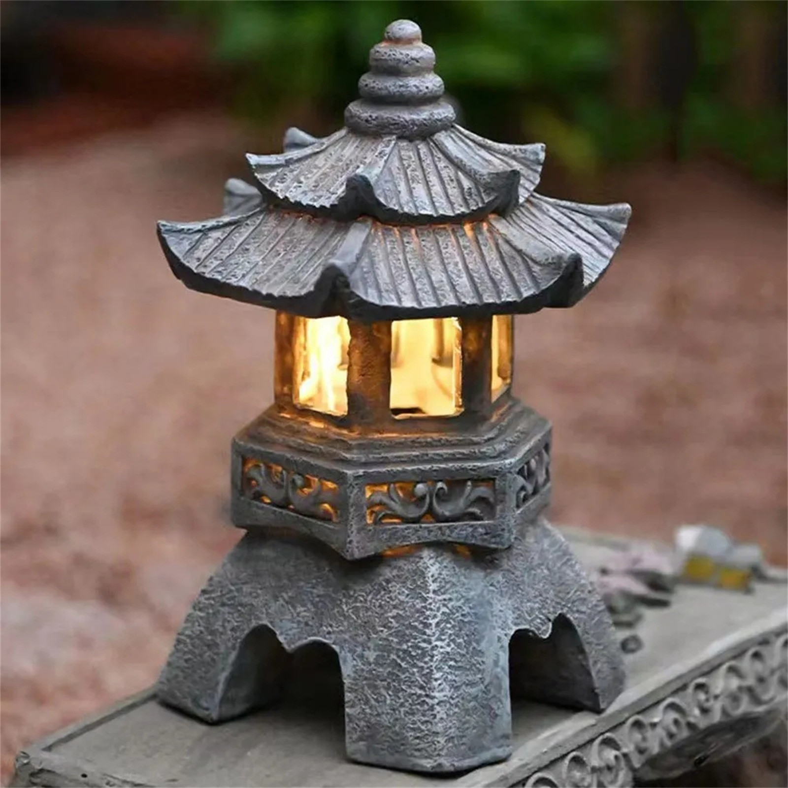 Estátuas de pagode ao ar livre - Outdoor Zen Lighting avaliação e preço