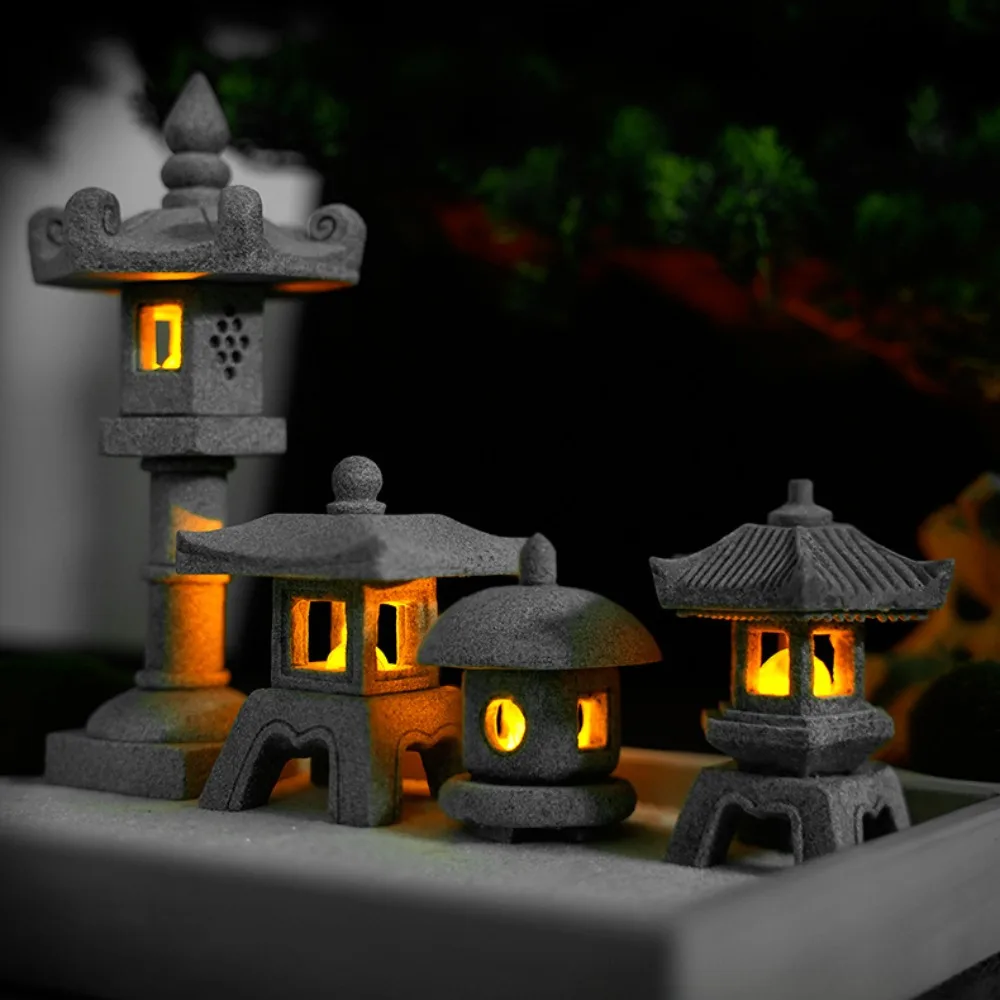Mini pagode lanterna luz estát - Outdoor Zen Lighting avaliação e preço