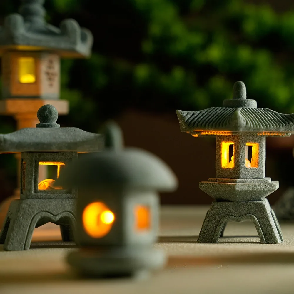 Mini pagode lanterna luz estát - Outdoor Zen Lighting avaliação e preço