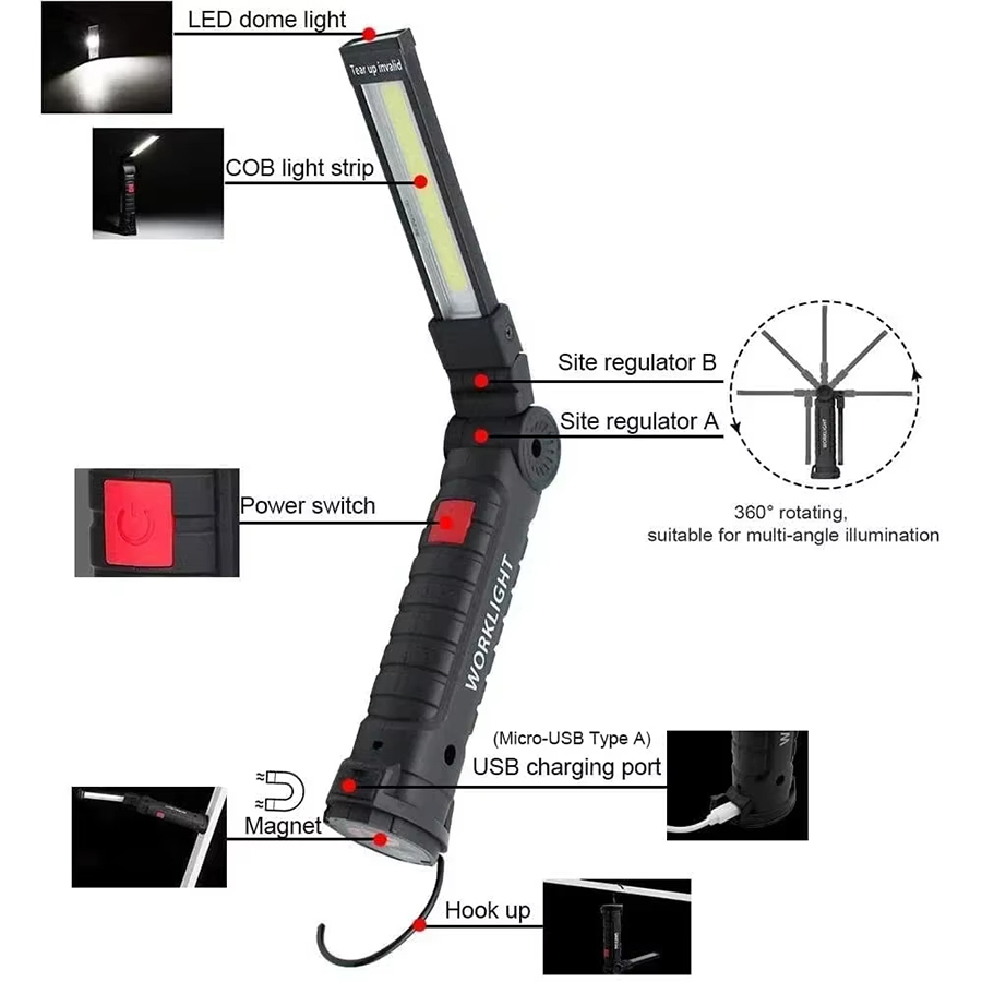 Lanterna led portátil com ganc - Outdoor Lighting Usa avaliação e preço