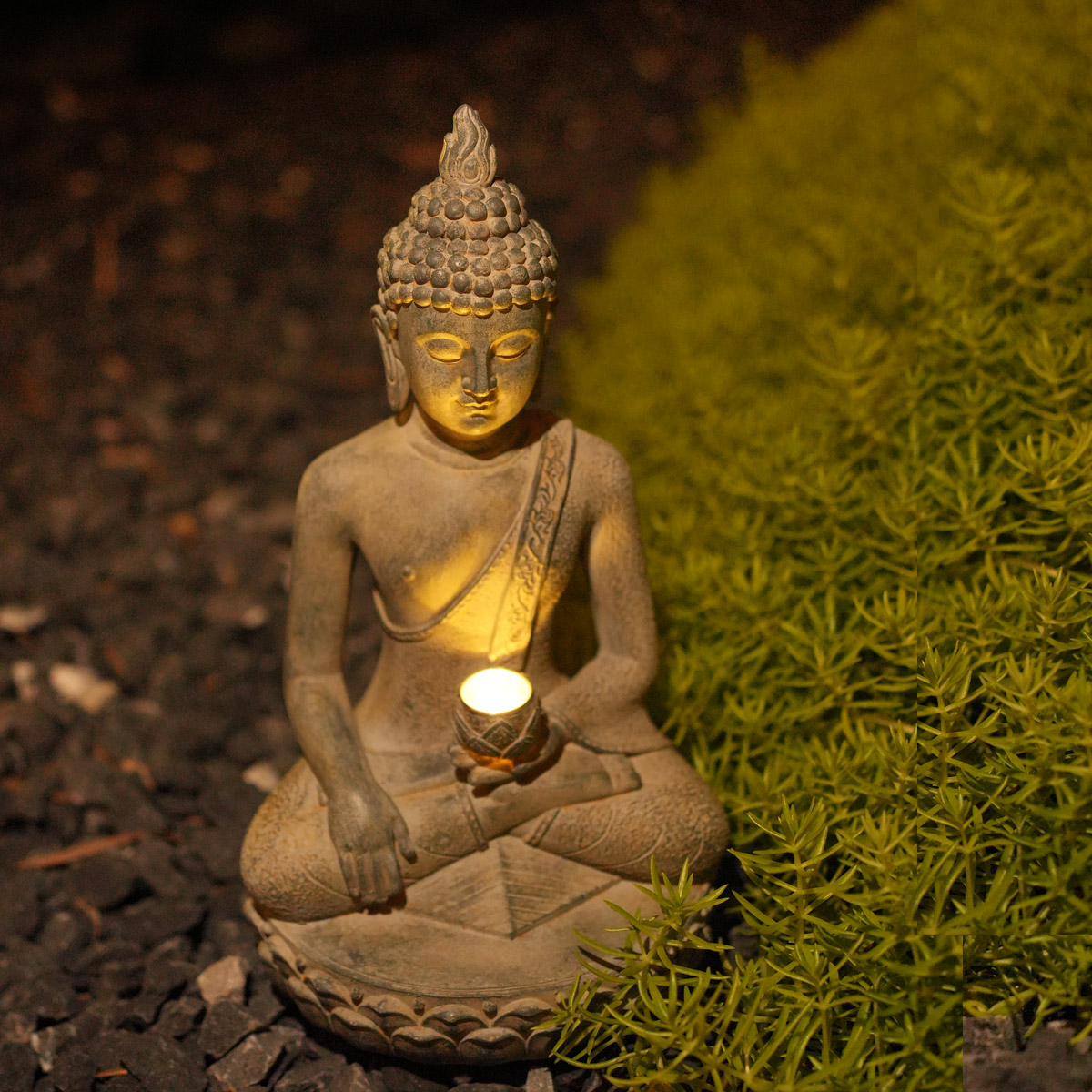 Estátua de Buda Inspirada no Z - Outdoor Zen Lighting avaliação e preço