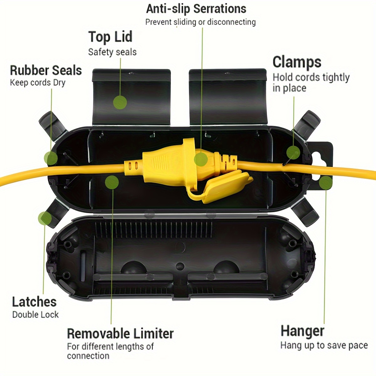 Cabo de extensão plug conexão  - Outdoor Lighting Cable avaliação e preço