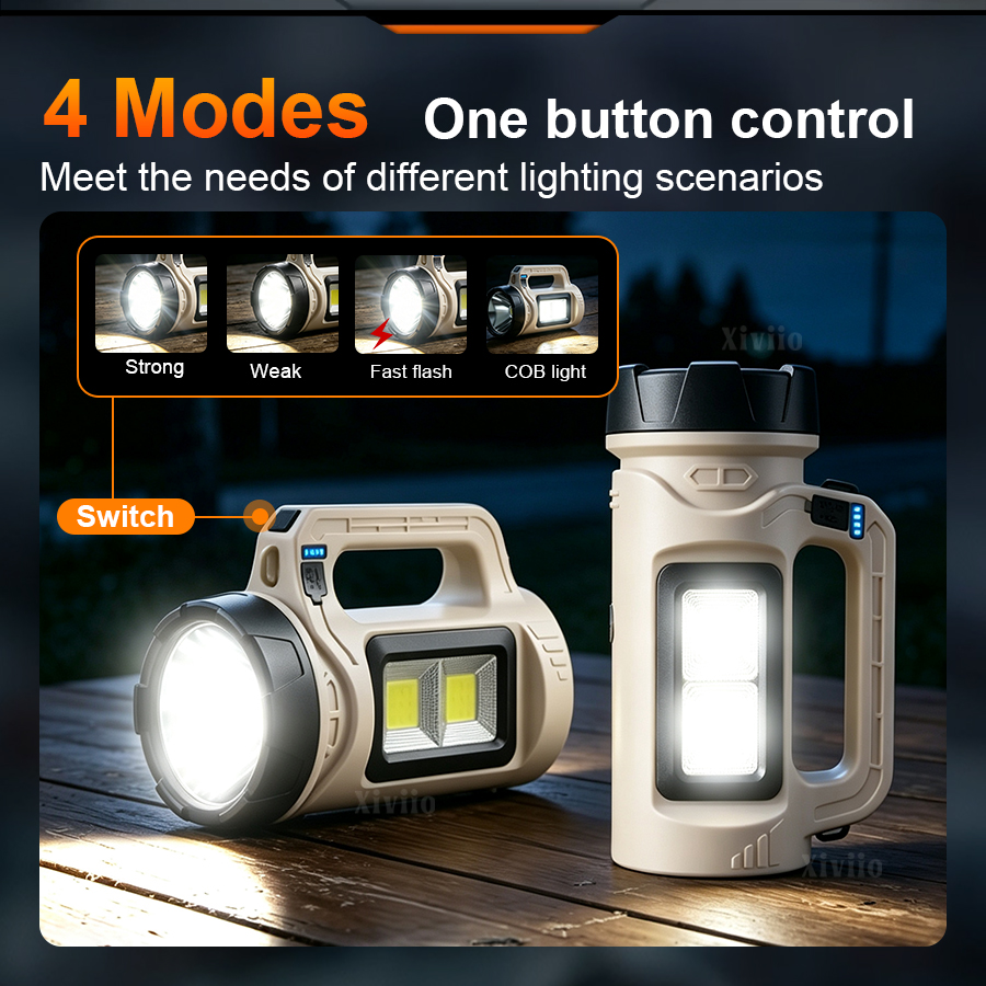 Multicena portátil led tocha s - Outdoor Lighting Usa avaliação e preço