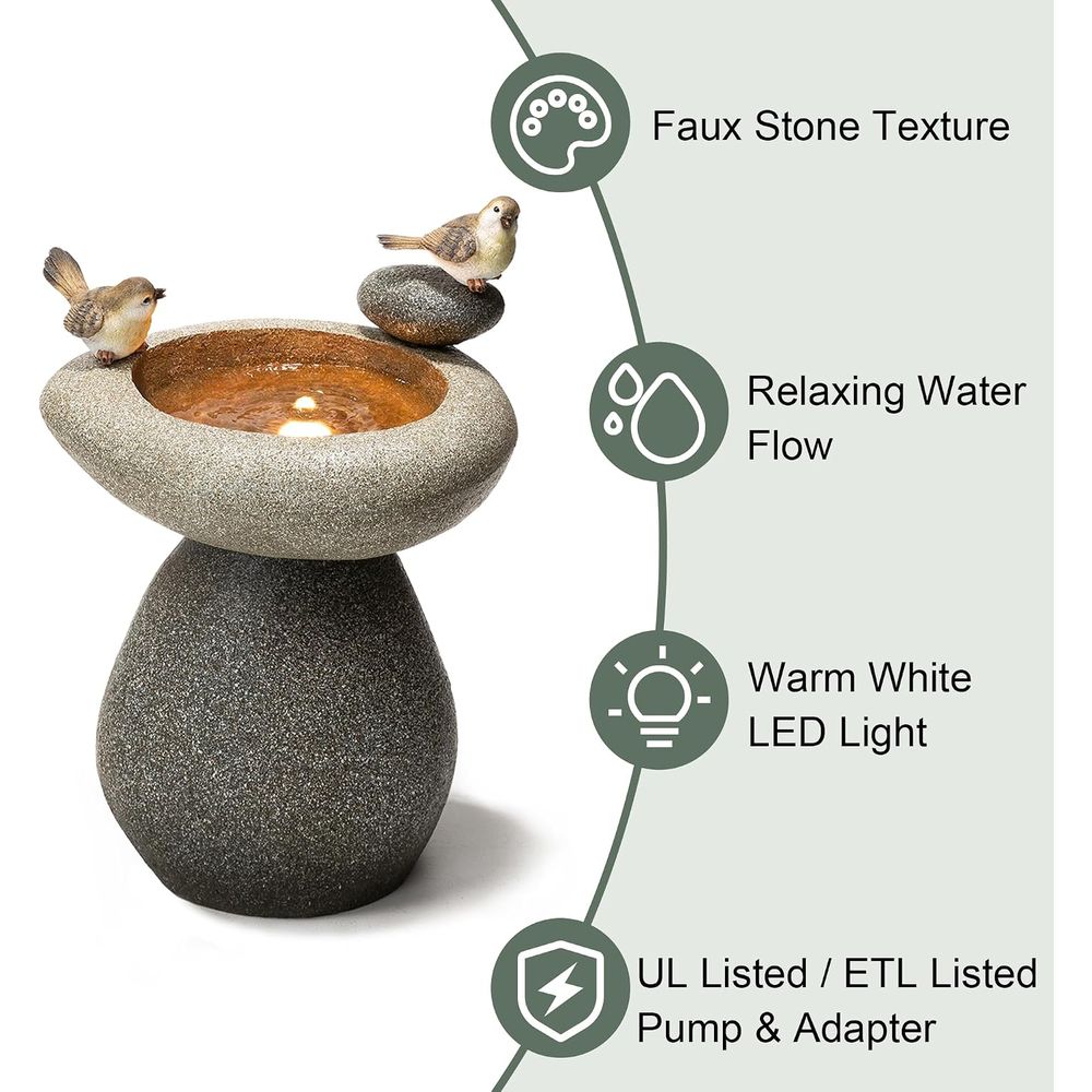Fonte de Água de 20,75 polegad - Outdoor Zen Lighting avaliação e preço