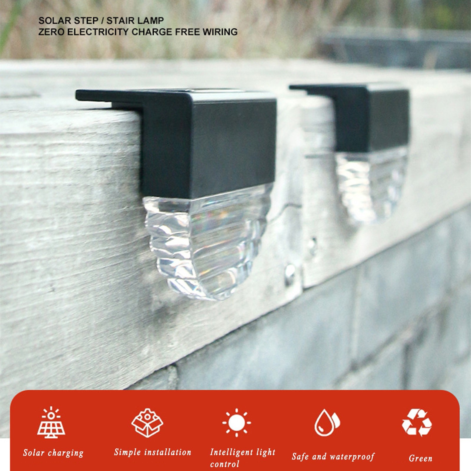 Luz LED Solar à Prova d'Água p - Outdoor Lighting Deck avaliação e preço
