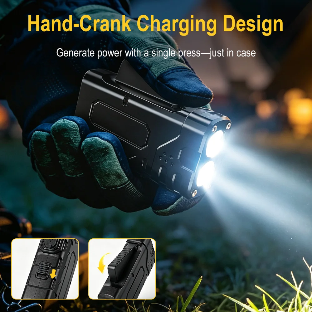 Lanterna LED EDC com Manivela  - Outdoor Lighting Usa avaliação e preço
