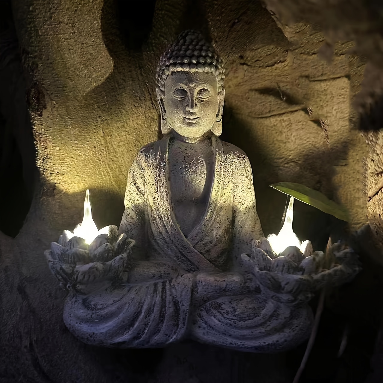 Zen-Inspirado Solar-Powered Bu - Outdoor Zen Lighting avaliação e preço
