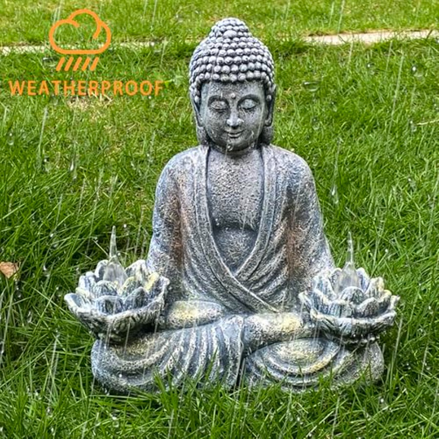 Estátua de Buda para Decoração - Outdoor Zen Lighting avaliação e preço