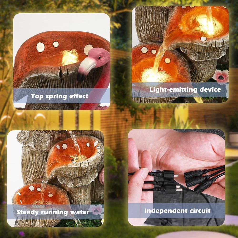 Fonte de Água de 5 Níveis para - Outdoor Lighting Deck avaliação e preço