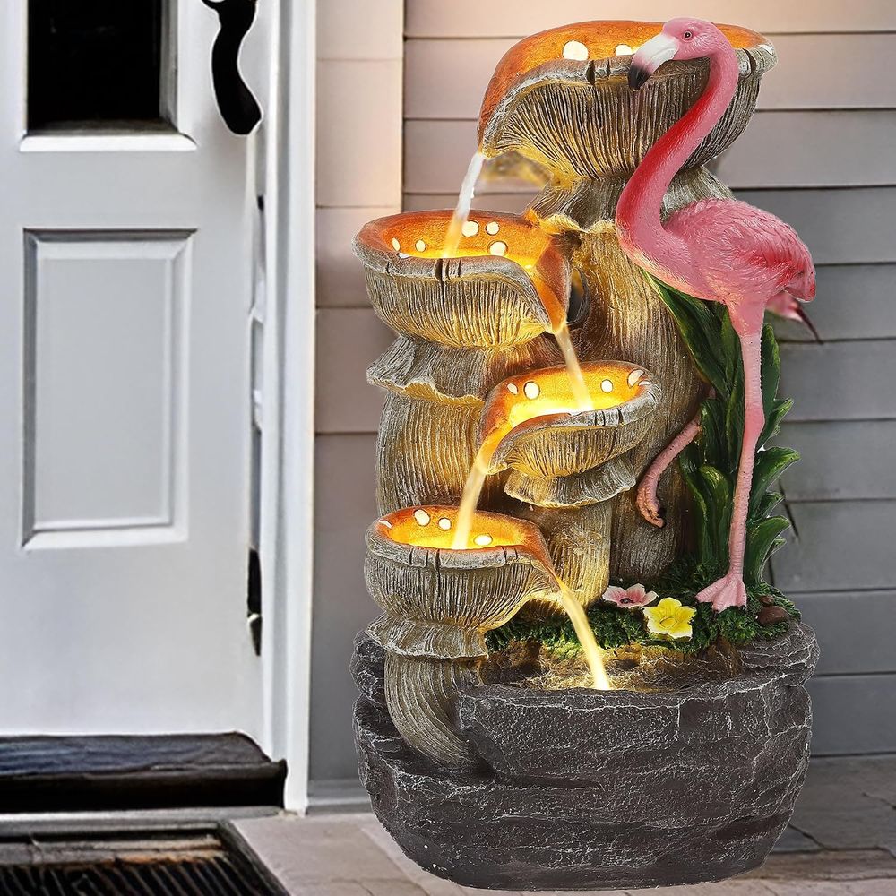 Fonte de Água de 5 Níveis para - Outdoor Lighting Deck avaliação e preço