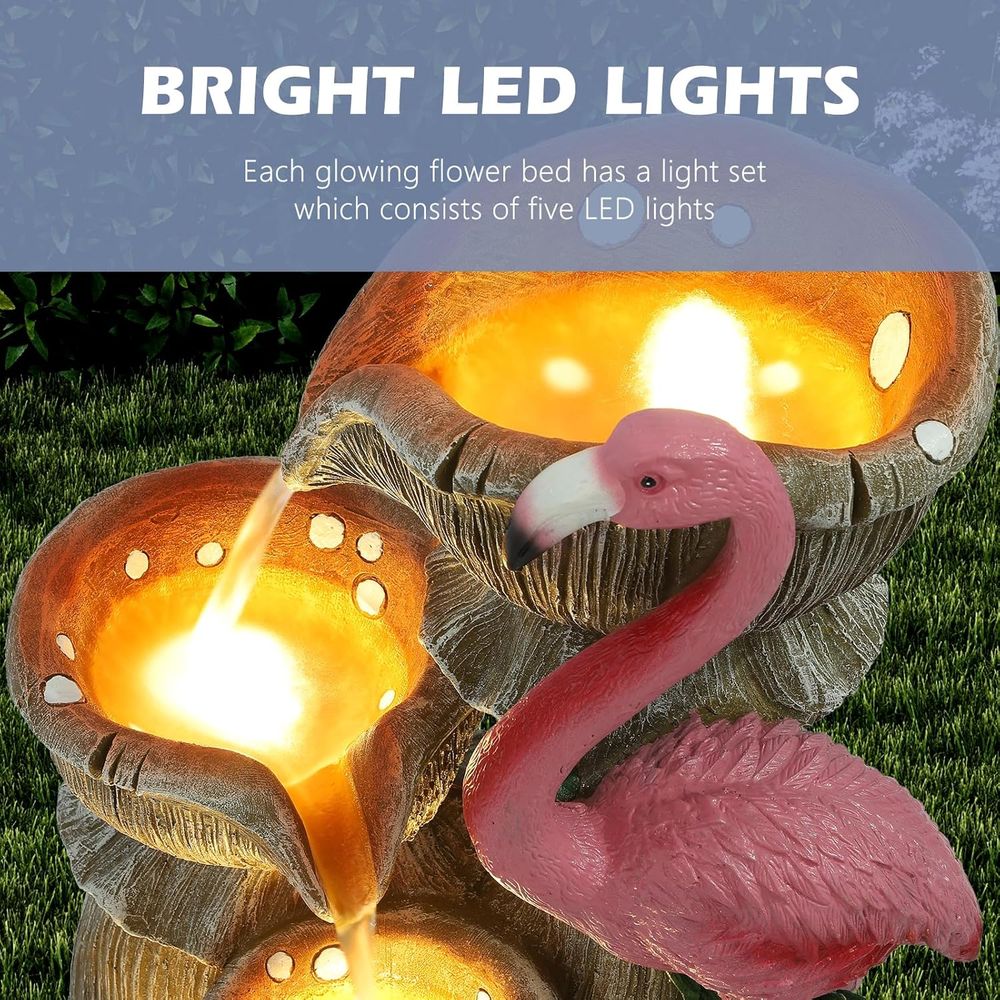 Fonte de Água de 5 Níveis para - Outdoor Lighting Deck avaliação e preço
