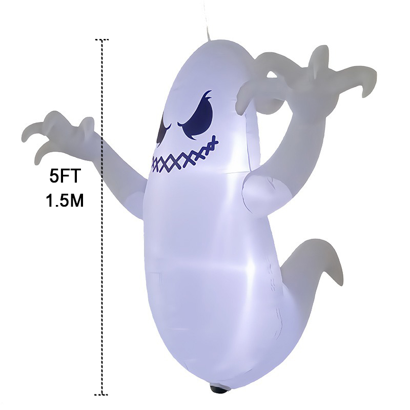 Fantasma Inflável de Halloween - Outdoor Lighting Ideas For Party avaliação e preço
