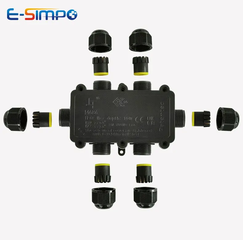 6way 1in5out ip68 subaquática  - Outdoor Lighting Junction avaliação e preço
