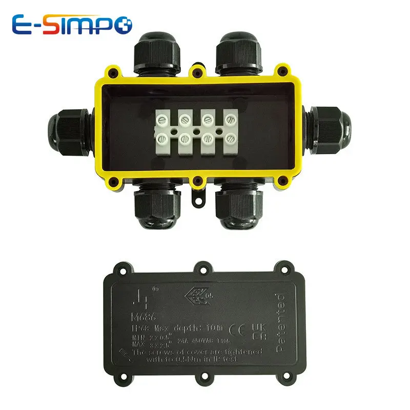 6way 1in5out ip68 subaquática  - Outdoor Lighting Junction avaliação e preço