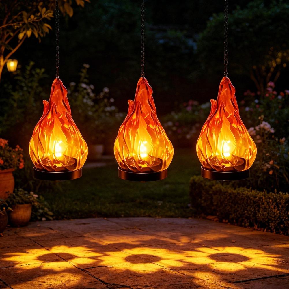Lanterna Solar Suspensa com Ef - Hanging Outdoor Lighting avaliação e preço
