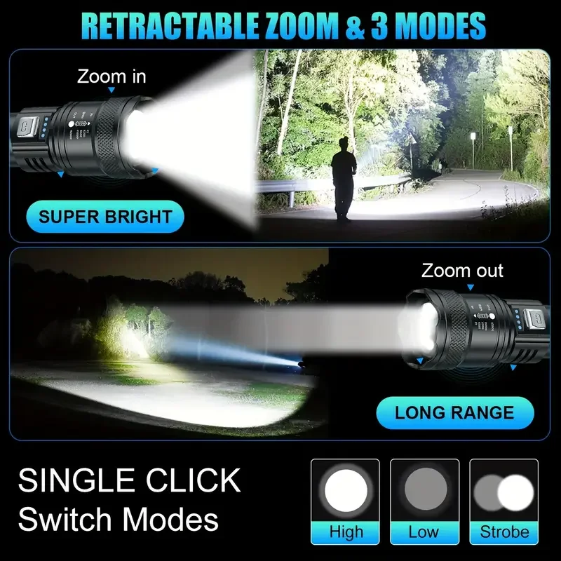 Lanterna tática led 2000lm, re - Outdoor Lighting Usa avaliação e preço